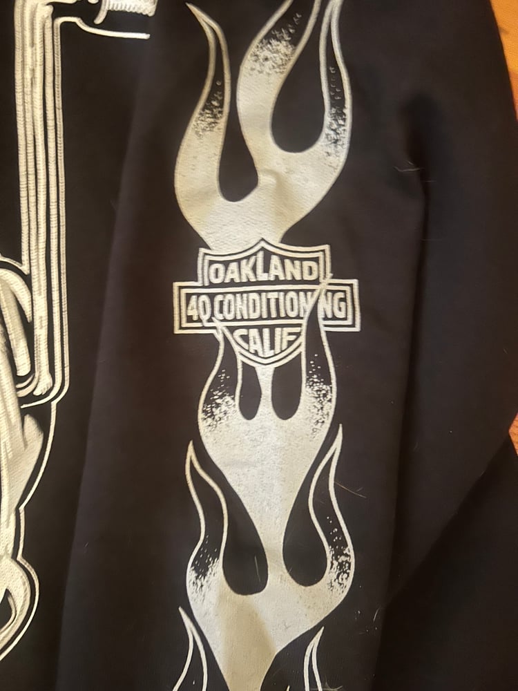 Image of  Raiders Oakland Crewneck pullover 100% USA MADE  