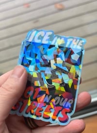 Image 3 of Cracked Ice greenland shark sticker