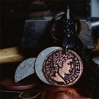 Image 1 of Roman Tetradrachm EDC Fidget Clicker Keychain