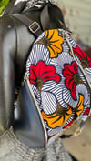 Designs By IvoryB Backpack Ankara Flower Print 