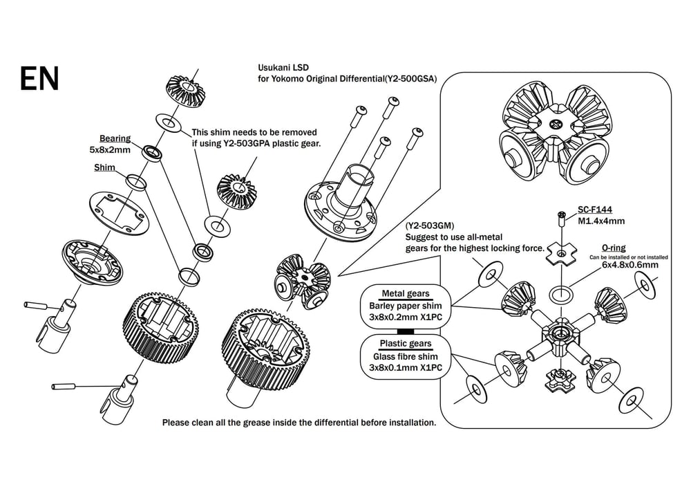 Usukani LSD Conversion Set
