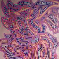 Image 3 of Ensnare - 36 x 48" Felt marker on paper