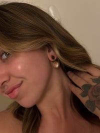 Image 5 of Pink Delphine Hearts (Silver)