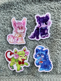 Image 1 of Iruma kun mini cat stickers