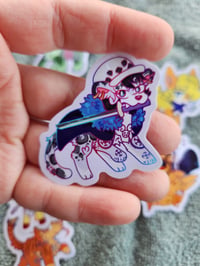 Image 4 of One piece cat mini stickers