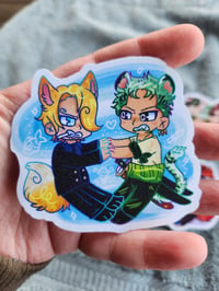 Image 2 of Otp ship glitter stickers