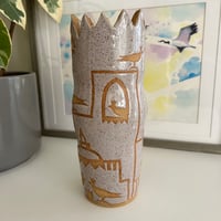 Image 5 of French Gray Stoneware Vase