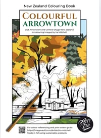 Image 1 of Arrowtown & central Otago colouring book