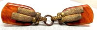 Image 2 of 1910s English Bakelite Cape/Shawl Clip