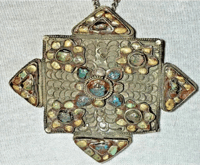 Image 1 of 1900s Tibetan Reliquary Pendant Amulet Necklace