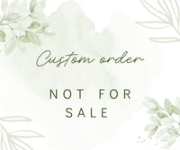 Custom order BP - NOT FOR SALE