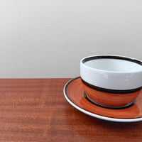 Image 2 of Gustavsberg Arena Tea Cup with Saucer