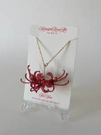 彼岸花 / Red Spider lily necklace IV