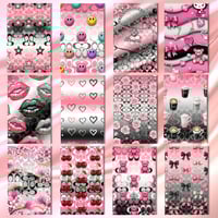 Image 2 of Planner Dashboard Cover - set of 12 Girly Girl