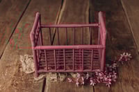 Rystic crib in plum color 