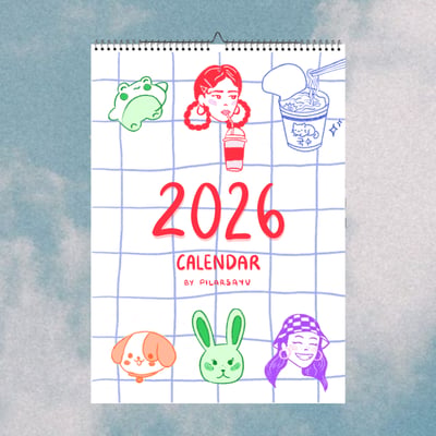 Image of Wall Calendar 2026 ☁️ 