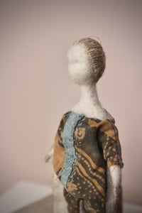 Image 3 of Needle felted, Japanese cotton Art Doll, #11