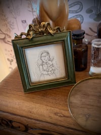 Image 1 of Alice & The White Rabbit Illustration