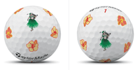 Image 3 of TaylorMade TP5x pix Island Time Golf Balls [2025]