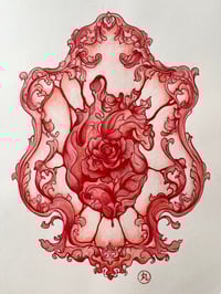 Image 1 of Anatomy of Intimacy Original Watercolor & Ink Painting