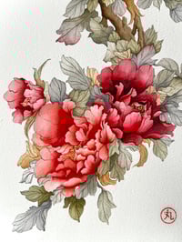 Blooming Days Original Watercolor Painting