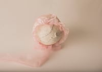 ANTONINA bonnet with flounce pink