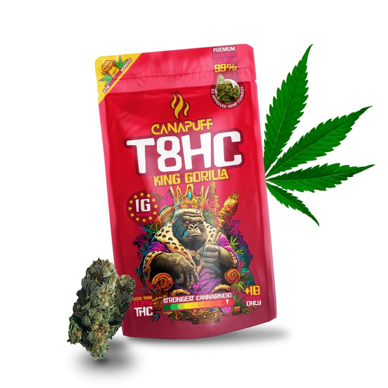 T8HC Cvijeće Kralj Gorila 99% Extra Strong Indica 1g