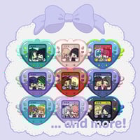 Image 1 of Heart Ship Keychains/Stickers 