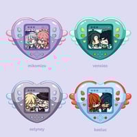 Image 3 of Heart Ship Keychains/Stickers 
