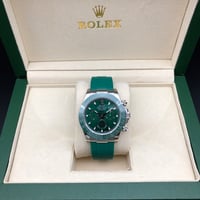 Image 1 of Rolex Daytona- 40mm- Total Green- Caucciu
