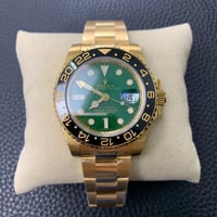 Image 1 of Rolex Submariner- 40 mm- Oro e verde - acciaio