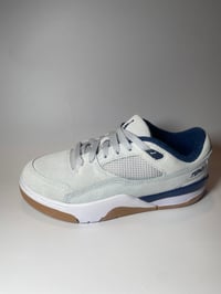 Image 3 of Jordan flight court shoes natural gray and navy