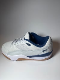 Image 4 of Jordan flight court shoes natural gray and navy