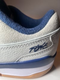 Image 6 of Jordan flight court shoes natural gray and navy