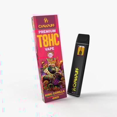 T8HC Vape King Gorilla 95% Extra Strong indica 1ml