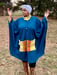 Image of 100% Wool & Mudcloth Winter Cape #4