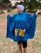Image of 100% Wool & Mudcloth Winter Cape #5