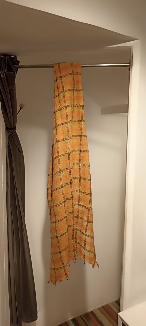 Image of 6-Bufanda Sovy naranja/marrón 