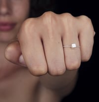Image 1 of Bague Cube / Cube Ring