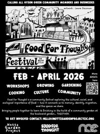 FOOD FOR THOUGHT FESTIVAL POSTER