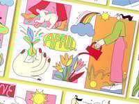 Image 1 of POSTKARTENSET 12 Month