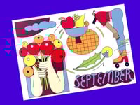 Image 4 of POSTKARTENSET 12 Month