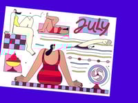 Image 3 of POSTKARTENSET 12 Month