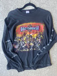 Image 1 of VINTAGE BOLTH THROWER 1991 USA TOUR SHIRT 