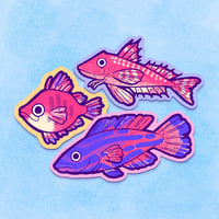 Image 1 of UK Fish - Stickers