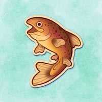 Image 1 of Brown Trout - Sticker