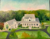 Image 2 of Custom House Portrait 11 x 14 inches 