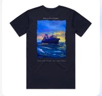 Image 1 of Wearable Art - Men’s Tees - Surf / Beach / Boat - ‘Wild Waters’ Collection 