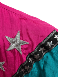 Image 6 of Color Block Star Track Jacket