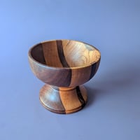 Image 3 of Small Goblet/Grail - Cherry and Walnut